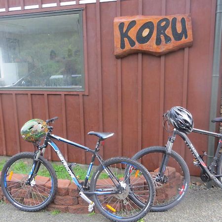 Barrytown Koru Beachfront Holiday Cabins & Hot Tub מראה חיצוני תמונה
